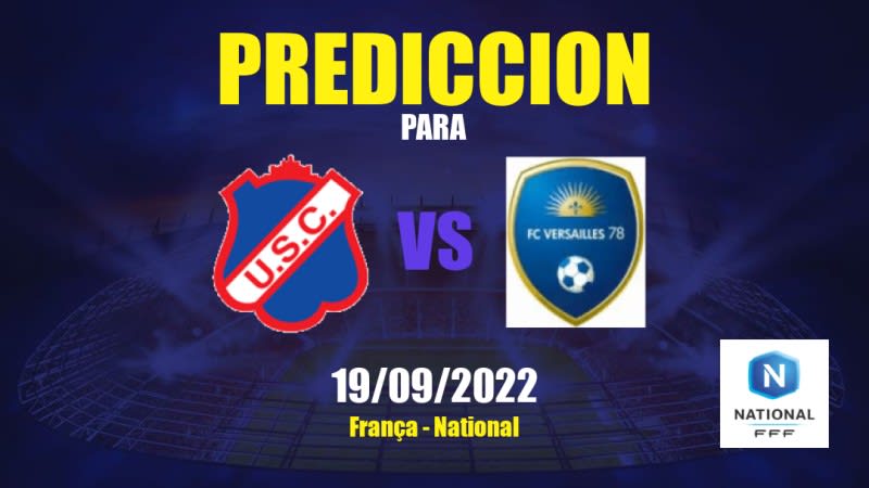 Predicciones para Concarneau vs Versailles: 19/09/2022 - Francia National