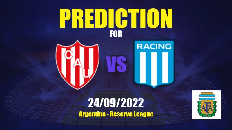 Unión Santa Fe Res. vs Racing Club Res. Betting Tips: 24/09/2022 - Matchday 21 - Argentina Reserve League