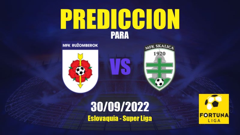 Predicciones para Ružomberok vs Skalica: 30/09/2022 - Eslovaquia Super Liga