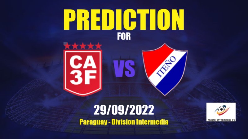 3 de Febrero vs Sportivo Iteño Betting Tips: 29/09/2022 - Matchday 29 - Paraguay Division Intermedia