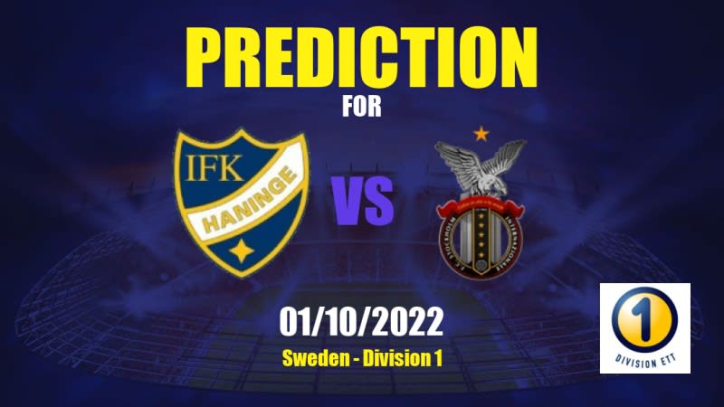 Haninge vs Stockholm Internazionale Betting Tips: 01/10/2022 - Matchday 25 - Sweden Division 1