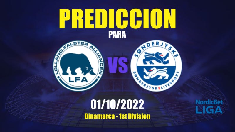 Predicciones para Nykøbing vs SønderjyskE: 01/10/2022 - Dinamarca 1st Division