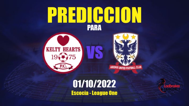 Predicciones Kelty Hearts vs Airdrieonians: 14/01/2023 - Escocia League One