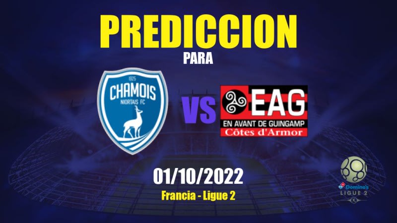 Predicciones para Niort vs Guingamp: 01/10/2022 - Francia Ligue 2