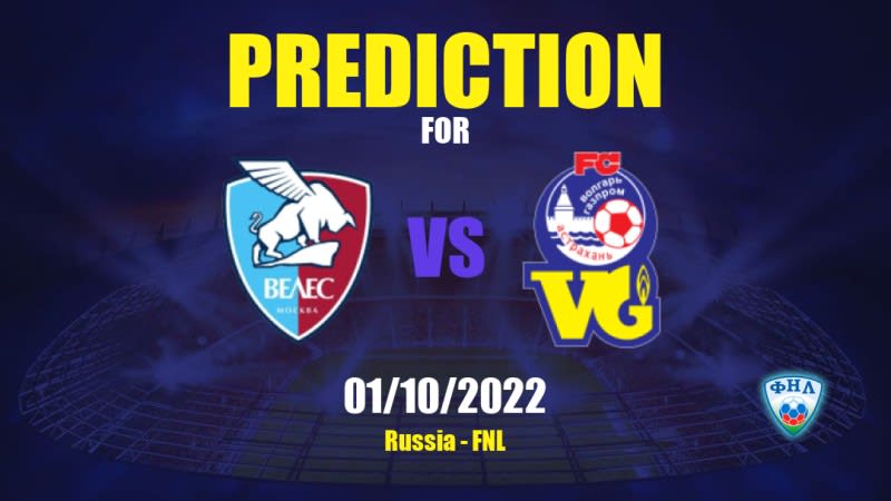 Veles vs Volgar Astrakhan Betting Tips: 01/10/2022 - Matchday 12 - Russia FNL