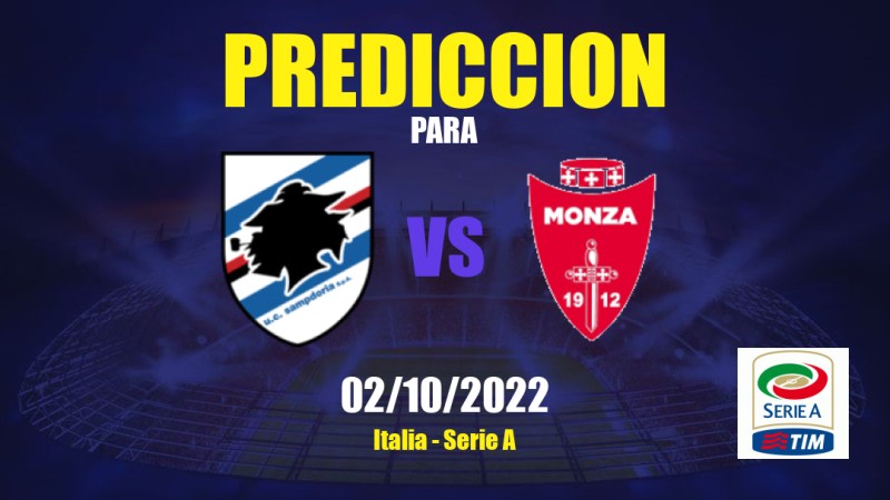 Predicciones para Sampdoria vs Monza: 02/10/2022 - Italia Serie A