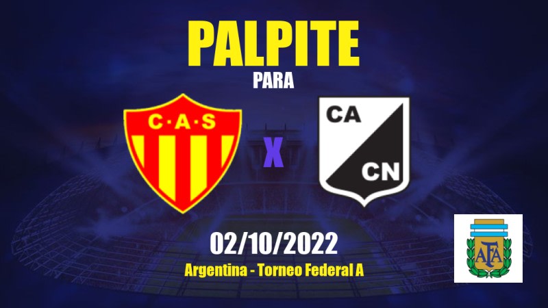 Palpite Sarmiento Resistencia x Central Norte: 02/10/2022 - Argentina Torneo Federal A