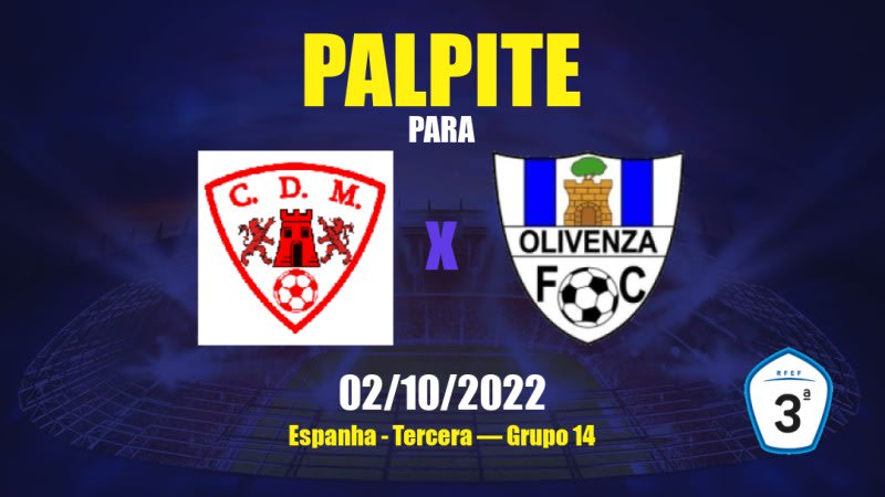 Palpite Miajadas x Olivenza: 02/10/2022 - Espanha Tercera — Grupo 14