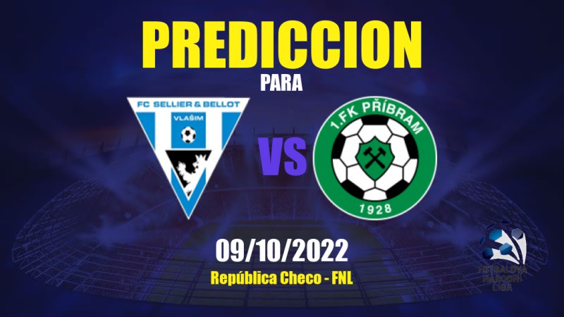 Predicciones para Vlašim vs Příbram: 09/10/2022 - República Checo FNL