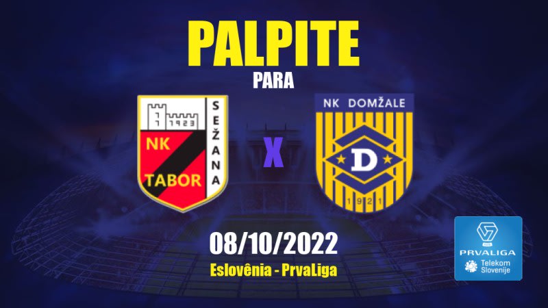 Palpite Tabor Sežana x Domžale: 08/10/2022 - Eslovênia PrvaLiga