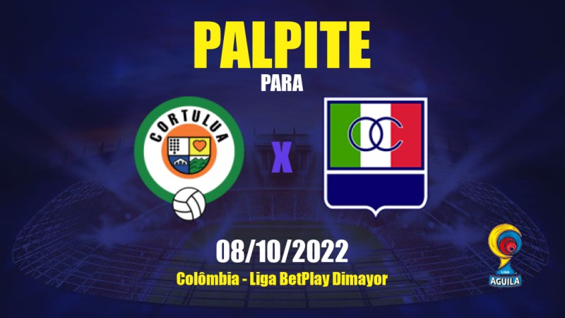 Palpite Cortuluá x Once Caldas: 08/10/2022 - Colômbia Liga BetPlay Dimayor