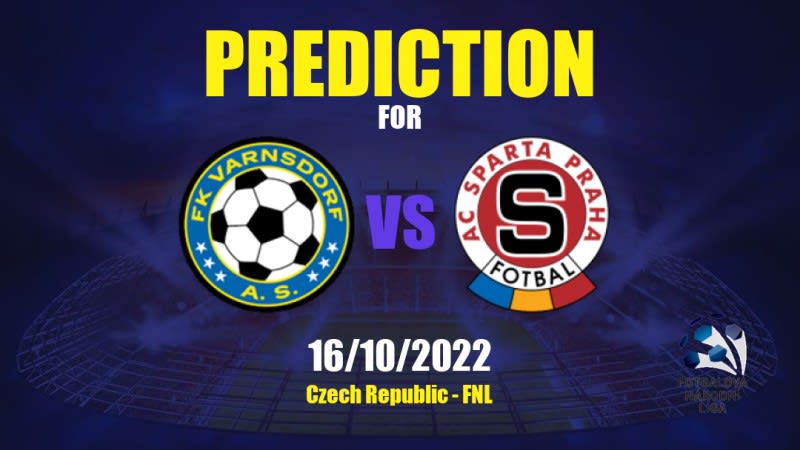 Varnsdorf vs Sparta Praha II Betting Tips: 16/10/2022 - Matchday 12 - Czech Republic FNL