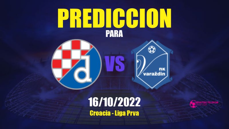 Predicciones para Dinamo Zagreb vs Varaždin: 16/10/2022 - Croacia Liga Prva