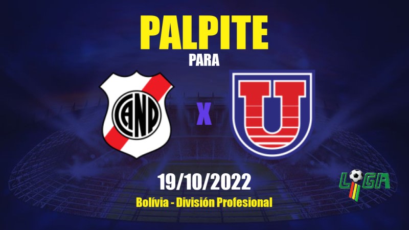 Palpite Nacional Potosí x Club Universitario: 19/10/2022 - Bolívia División Profesional