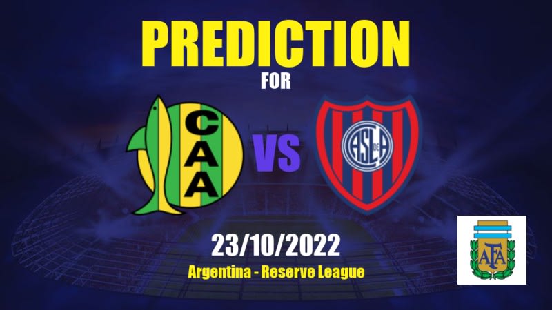 Aldosivi Res. vs San Lorenzo Res. Betting Tips: 23/10/2022 - Matchday 27 - Argentina Reserve League