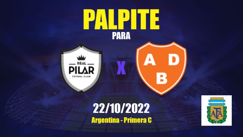 Palpite Real Pilar x Berazategui: 25/03/2023 - Primera C
