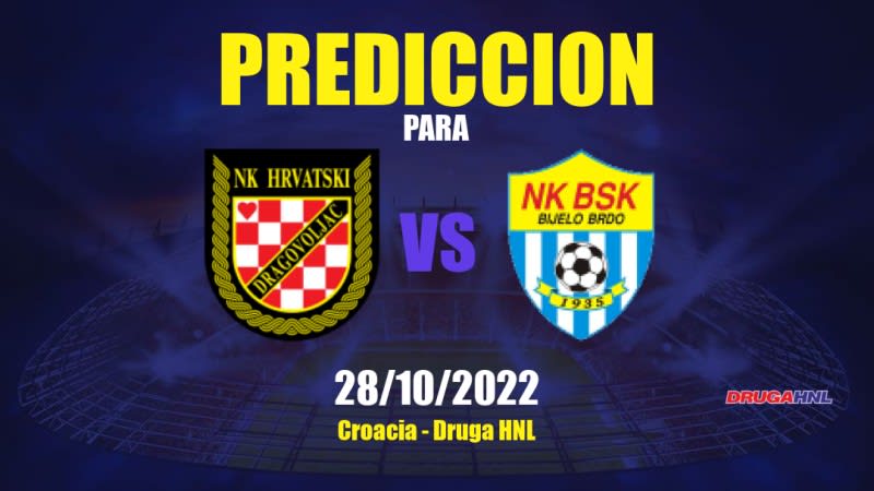 Predicciones Hrvatski Dragovoljac vs Bijelo Brdo: 26/05/2023 - Croacia Druga HNL