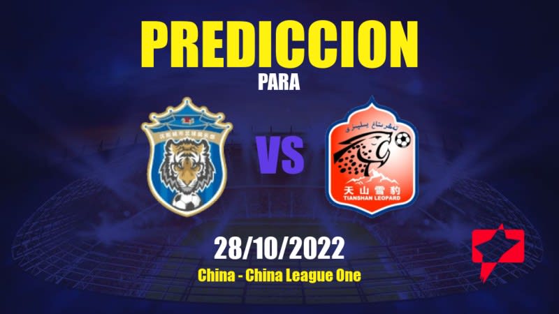 Predicciones para Shenyang Urban vs Xinjiang Tianshan: 28/10/2022 - China China League One