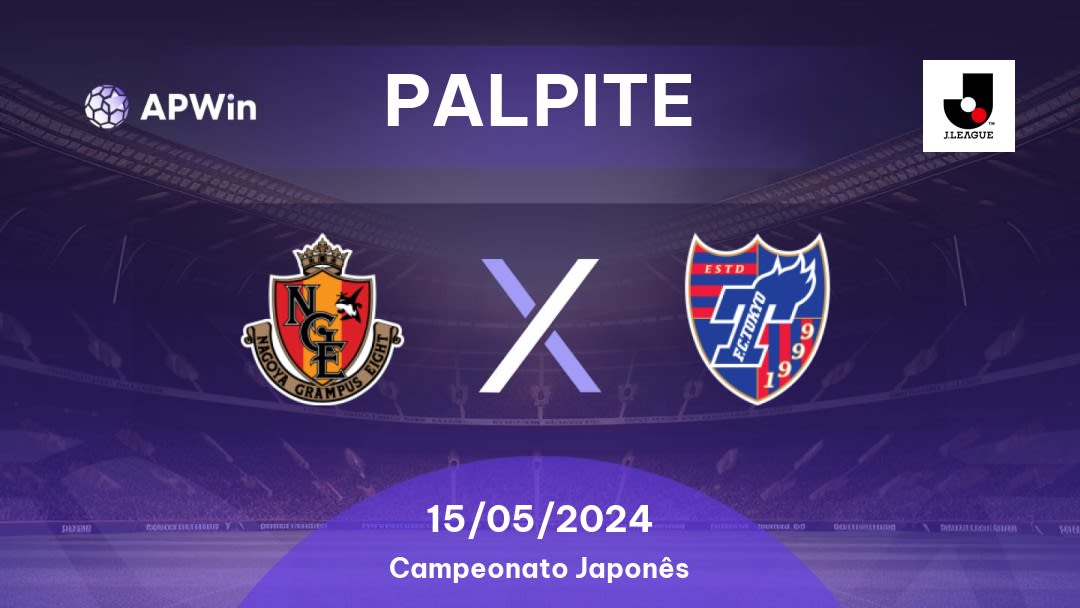 Palpite Nagoya Grampus x Tokyo: 18/03/2023 - Campeonato Japonês