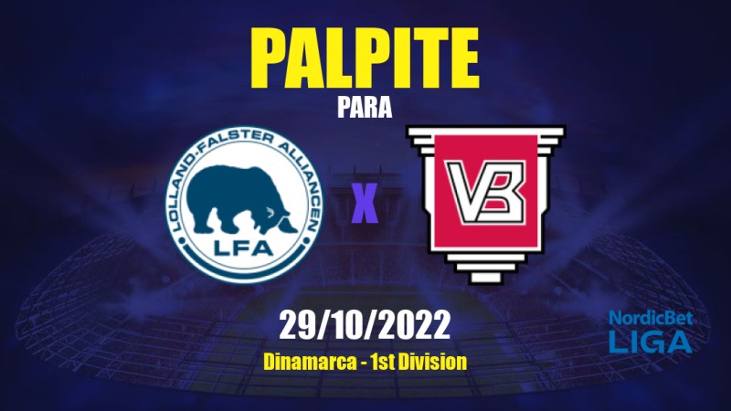 Palpite Nykøbing x Vejle: 29/10/2022 - Dinamarca 1st Division