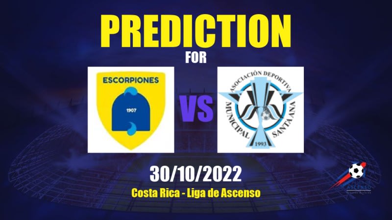 Escorpiones Belén vs Santa Ana Betting Tips: 30/10/2022 - Matchday 18 - Costa Rica Liga de Ascenso