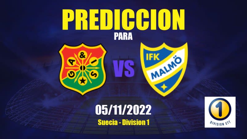 Predicciones para GAIS vs IFK Malmö: 05/11/2022 - Suecia Division 1