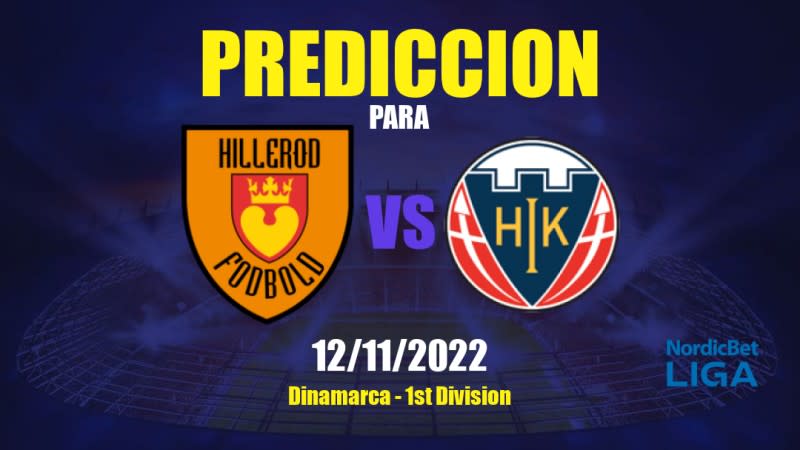 Predicciones para Hillerød vs Hobro: 12/11/2022 - Dinamarca 1st Division