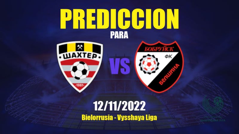 Predicciones para Shakhtyor vs Belshina: 12/11/2022 - Bielorrusia Vysshaya Liga