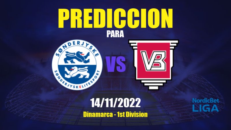 Pronóstico para SønderjyskE vs Vejle: 14/11/2022 - Dinamarca 1st Division