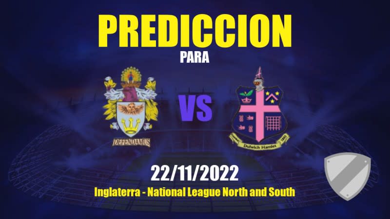 Pronóstico para Taunton Town vs Dulwich Hamlet: 22/11/2022 - Inglaterra National League North and South