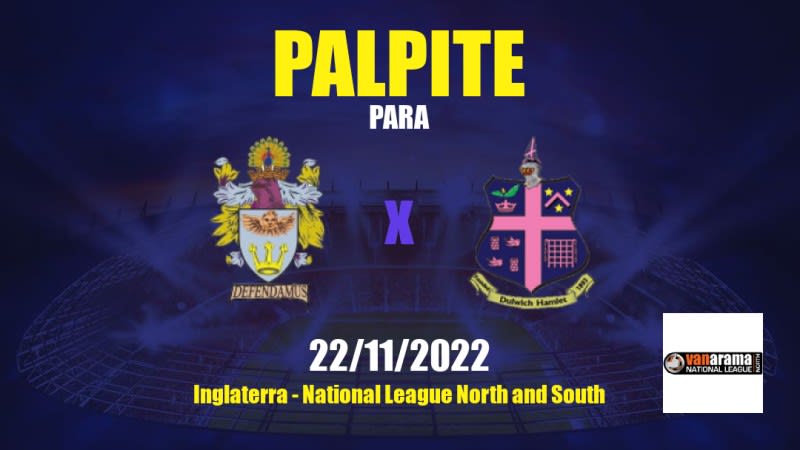 Palpite Taunton Town x Dulwich Hamlet: 22/11/2022 - Inglaterra National League North and South