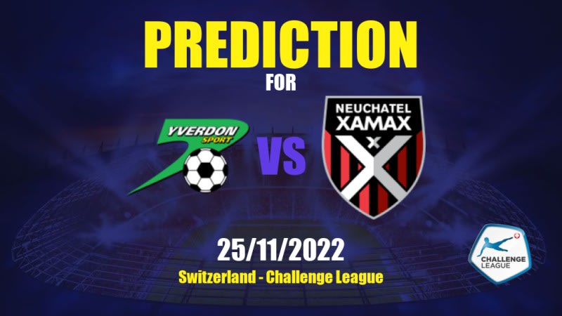 Yverdon Sport vs Neuchâtel Xamax Betting Tips: 25/11/2022 - Matchday 18 - Switzerland Challenge League