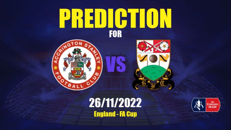 Accrington Stanley vs Barnet Betting Tips: 26/11/2022 - Matchday 4 - England FA Cup