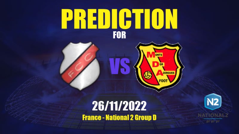 Chamalières vs Chasselay MDA Betting Tips: 26/11/2022 - Matchday 11 - France National 2 Group D