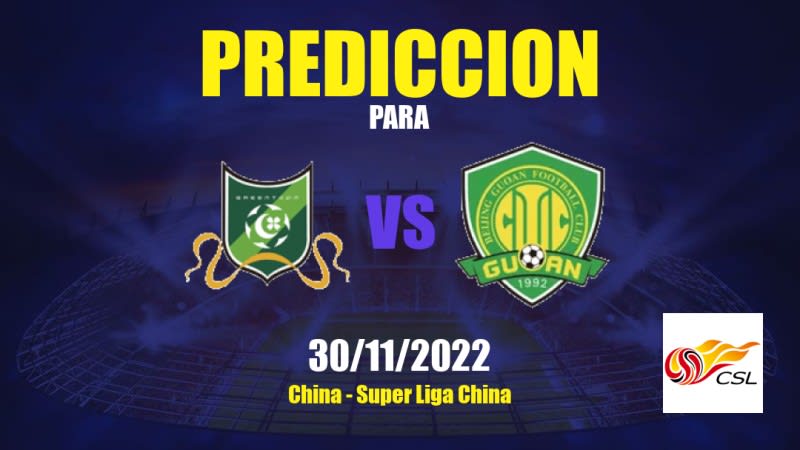 Predicciones para Hangzhou vs Beijing Guoan: 30/11/2022 - China Super Liga China