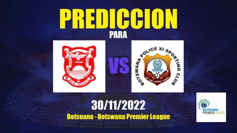 Predicciones Gaborone United vs Police XI: 30/11/2022 - Botsuana Botswana Premier League