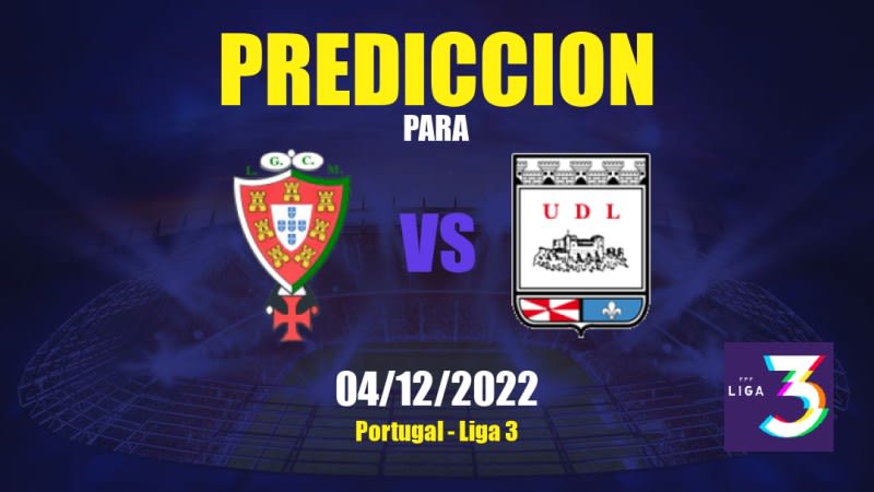 Predicciones Moncarapachense vs União de Leiria: 04/12/2022 - Portugal Liga 3