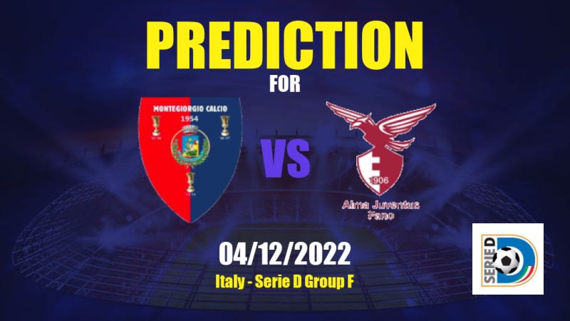 Montegiorgio vs Fano Betting Tips: 04/12/2022 - Matchday 14 - Italy Serie D Group F