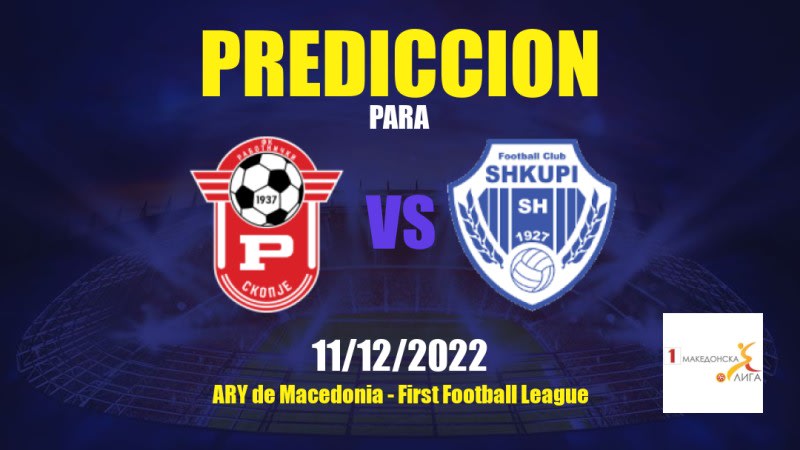 Predicciones Rabotnički vs Shkupi: 11/12/2022 - ARY de Macedonia First Football League