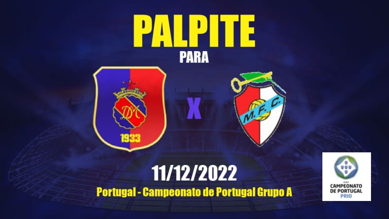 Palpite Monção x Merelinense: 11/12/2022 - Portugal Campeonato de Portugal Grupo A