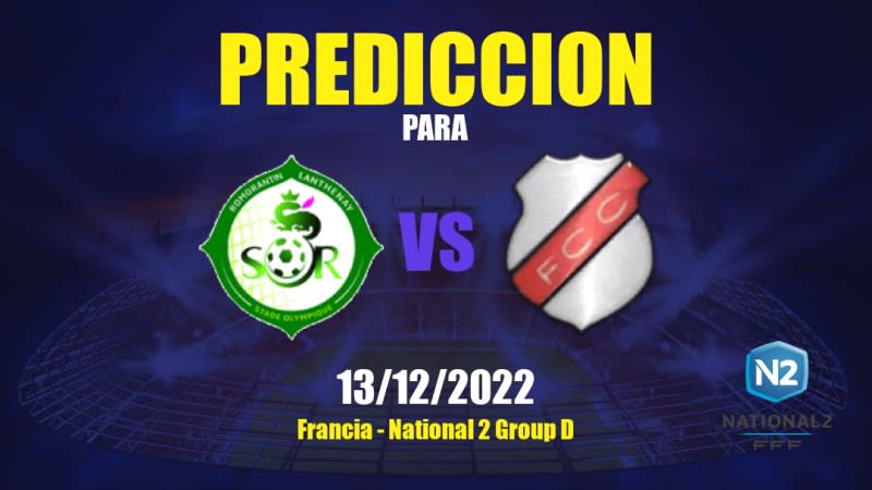 Predicciones Romorantin vs Chamalières: 13/12/2022 - Francia National 2 Group D