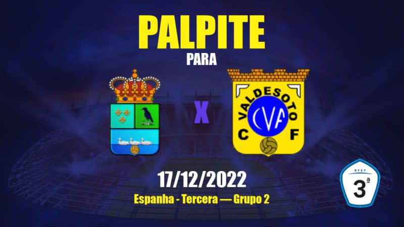 Palpite Colunga x Valdesoto: 17/12/2022 - Tercera — Grupo 2