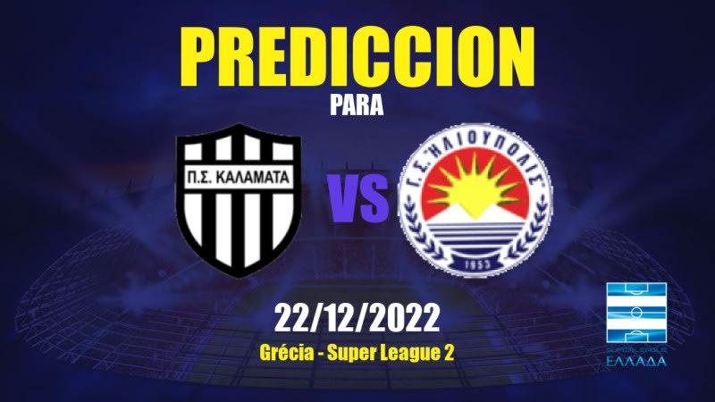 Predicciones Kalamata vs Ilioupoli: 22/12/2022 - Grecia Super League 2