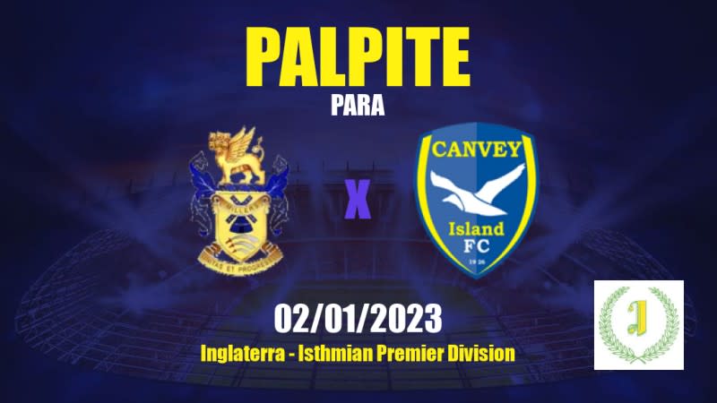 Palpite Aveley x Canvey Island: 02/01/2023 - Isthmian Premier Division
