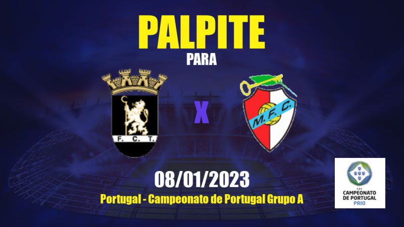 Palpite Tirsense x Merelinense: 08/01/2023 - Campeonato de Portugal Grupo A