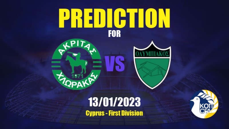 Akritas vs Olympiakos Betting Tips: 18/04/2023 - Matchday 6 - Cyprus First Division