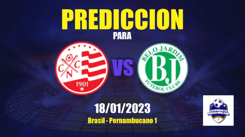 Predicciones Náutico vs Belo Jardim: 18/01/2023 - Brasil Pernambucano 1