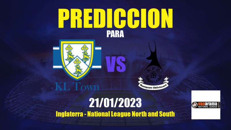 Predicciones King's Lynn Town vs AFC Telford United: 21/01/2023 - Inglaterra National League North and South