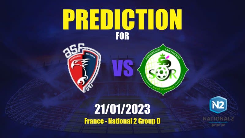 Andrézieux vs Romorantin Betting Tips: 21/01/2023 - Matchday 16 - France National 2 Group D