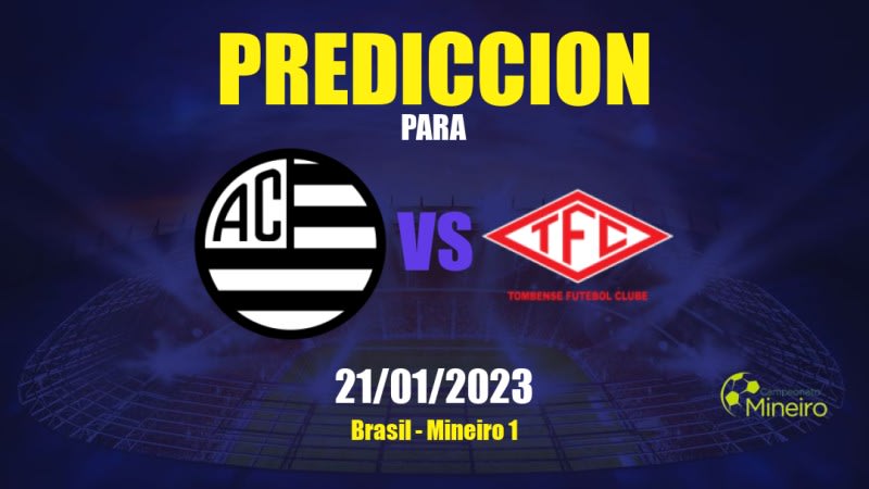 Predicciones Athletic Club vs Tombense: 21/01/2023 - Brasil Mineiro 1